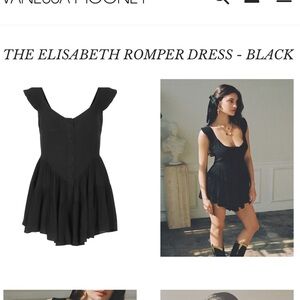 Vanessa Mooney Elisabeth Romper dress